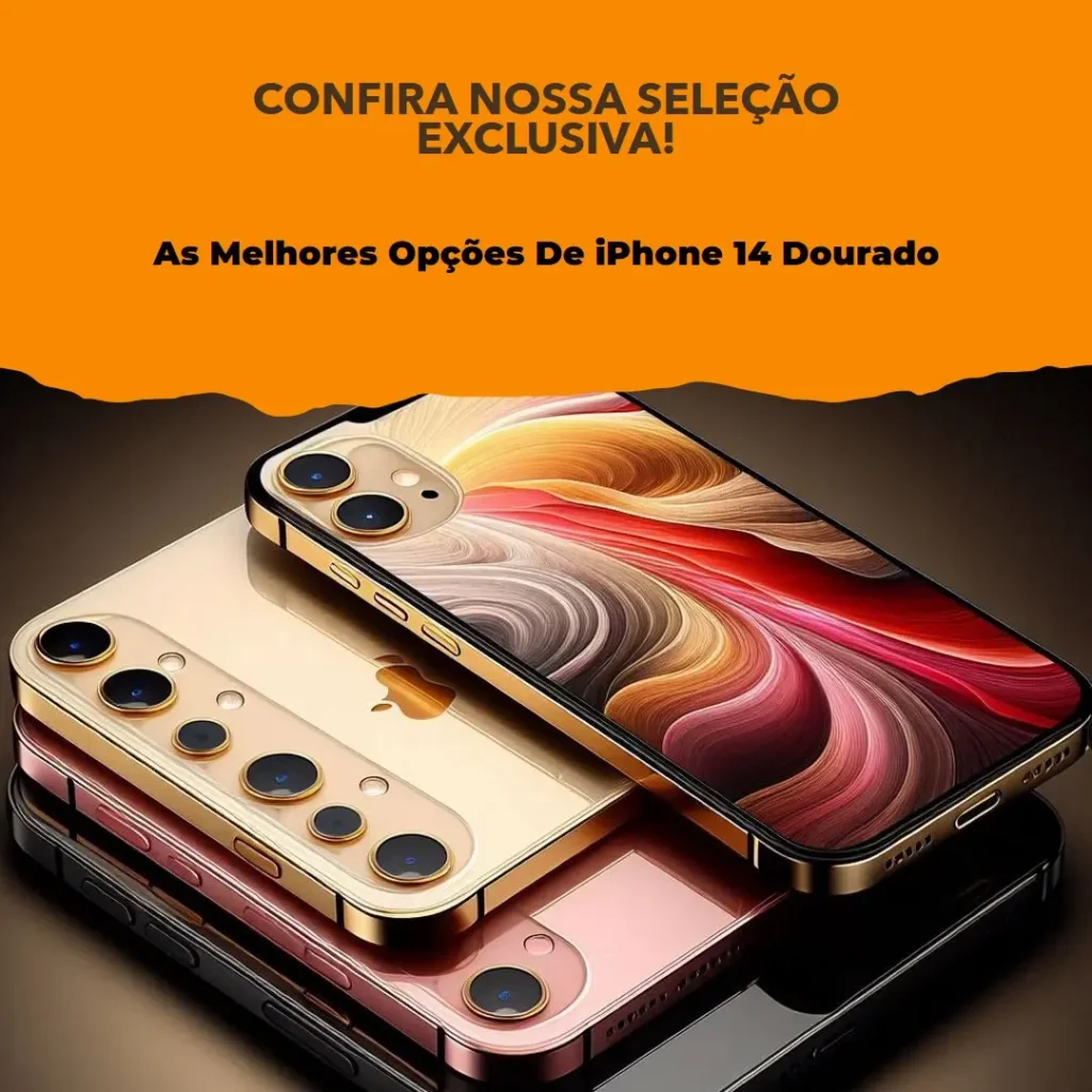 Top 5 Opções de iphone 14 dourado