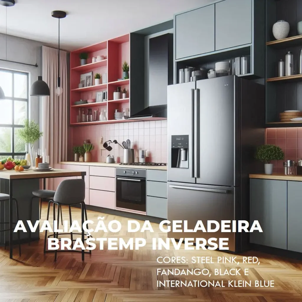 Geladeira Frost Free Brastemp Inverse 447 litros Inox - BRE57FK 220v