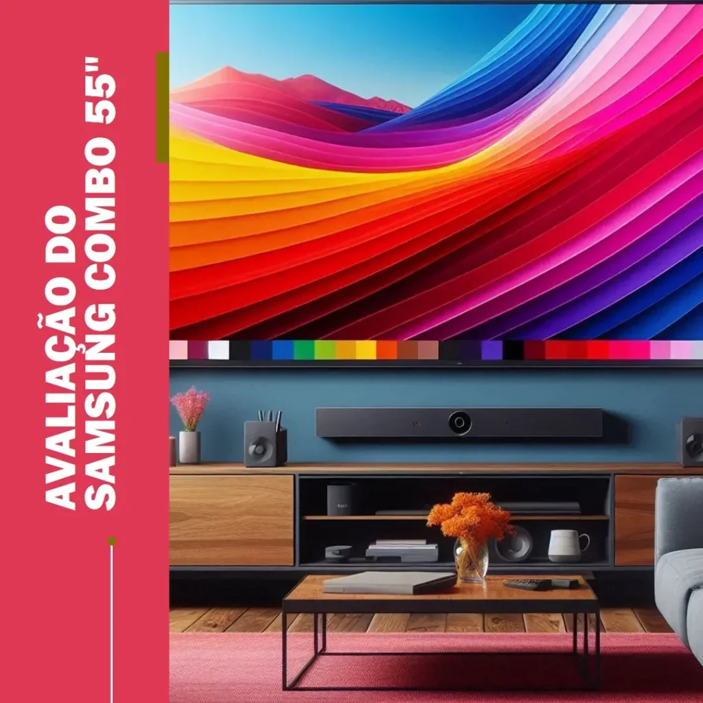 Samsung Combo Smart TV 55" QLED 4K 55Q65D + Soundbar HW-B550/ZD: Imersão Completa em Imagem e Som