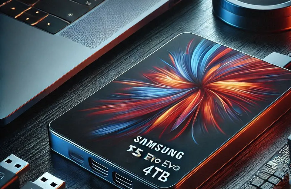 SAMSUNG SSD T5 EVO 4TB: Velocidade e Portabilidade em Armazenamento Externo