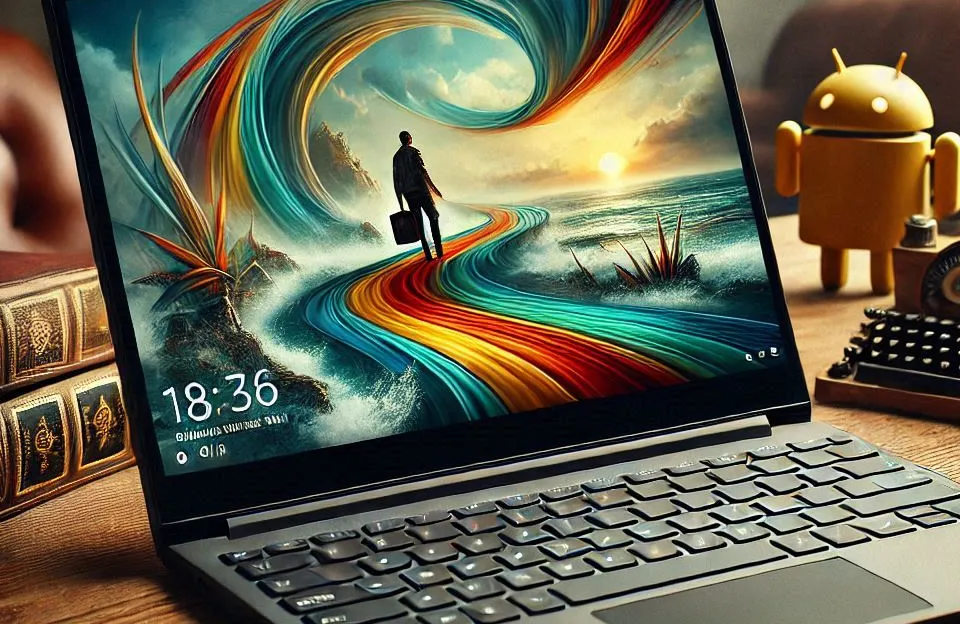 Laptop 10,1 polegadas Android 7.1, Quad Core, 2GB RAM, 32GB ROM