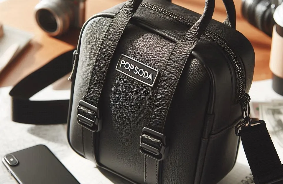 Mala de Viagem Popsoda Preto - P: Compacta, Leve e Ideal para Viagens Curtas