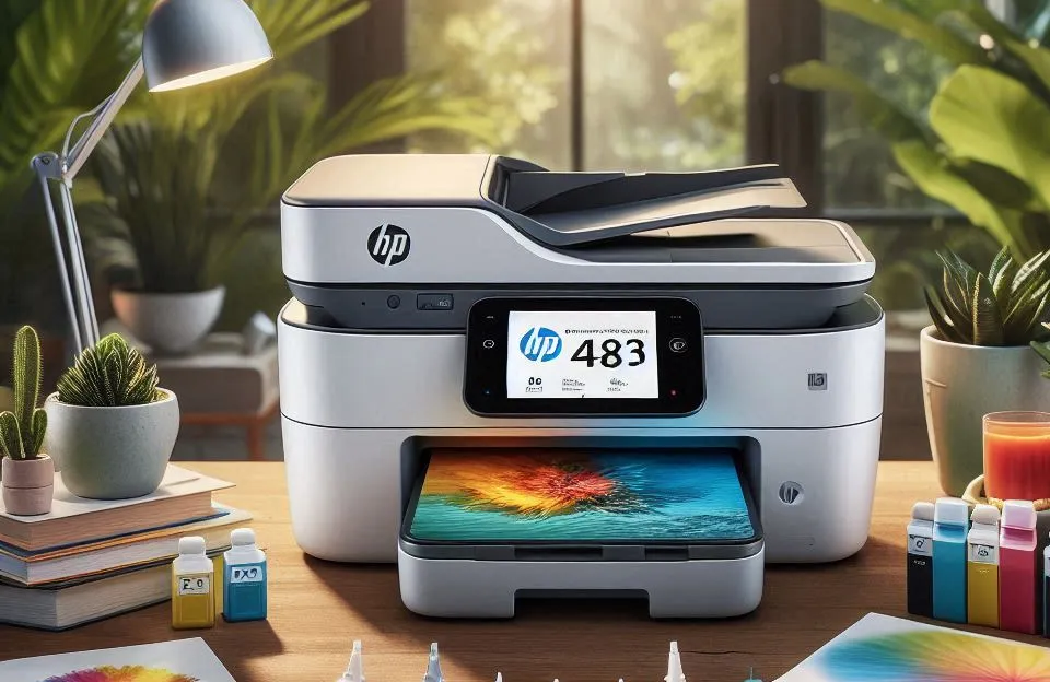 Impressora Multifuncional HP Smart Tank 581: Tanque de Tinta Colorida, Wi-Fi, Autorreparo