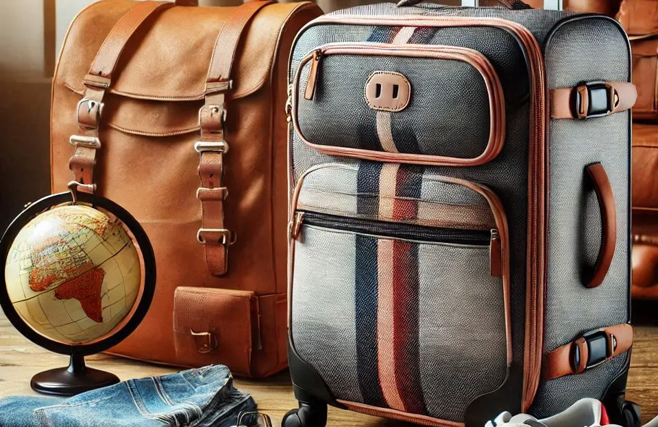 Kit Mala de Viagem com Rodinhas e Cadeado - 10Kg e 23Kg