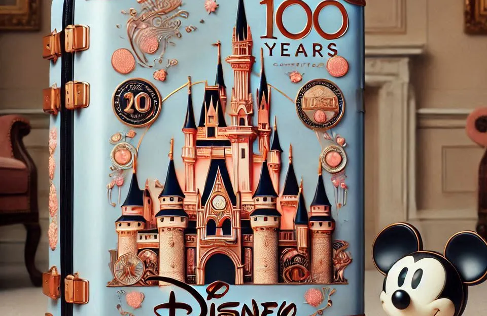 Mala de Bordo Disney 100 Anos - Luxcel: Funcionalidade e Estilo