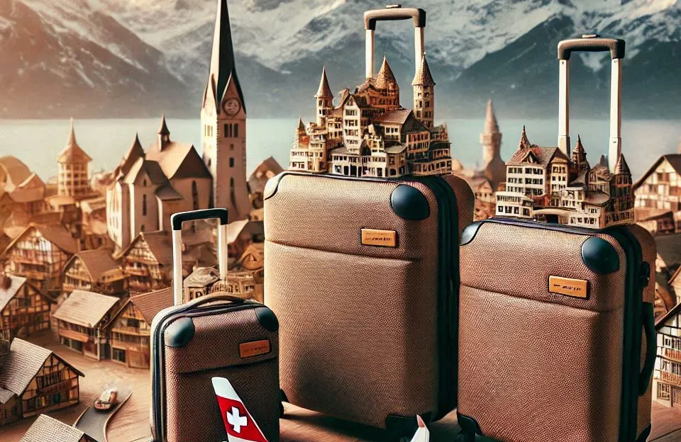 Swiss Move, Mala de Viagem Tóquio, Conjunto P, M e G, 4 Rodas