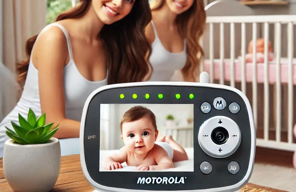 Motorola Babá Eletrônica VM483 Tela 2.8 LCD com Zoom Digital