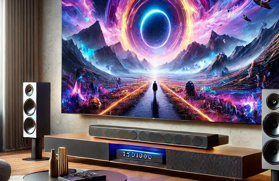 Smart Big TV 85" Crystal UHD 4K 85DU8000 + Soundbar HW-B550/ZD