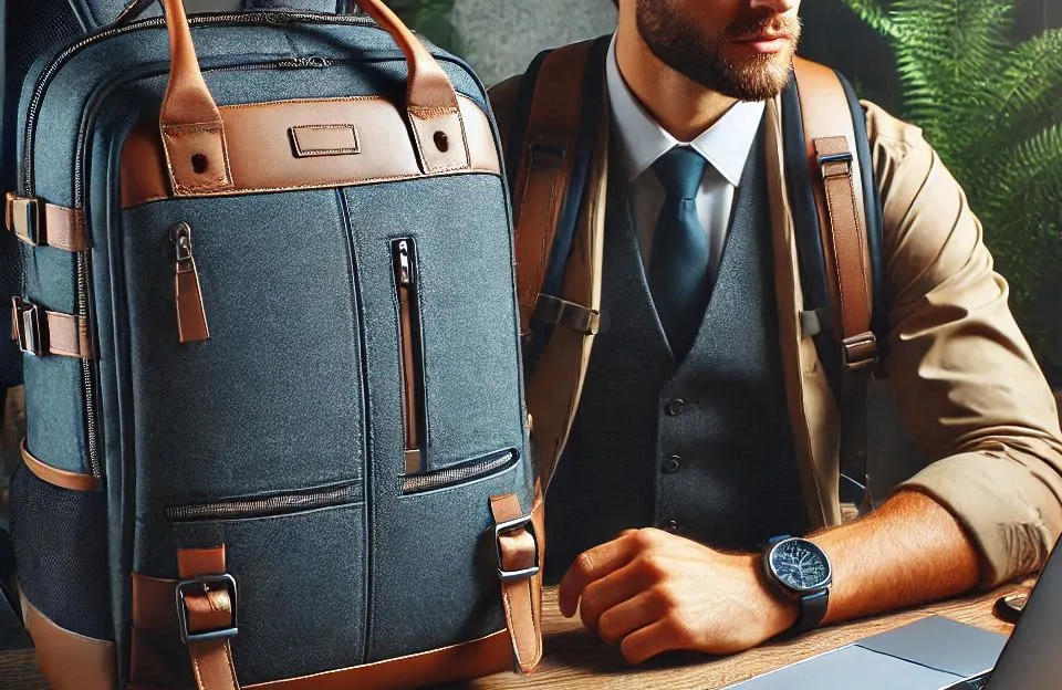 BANGE Mochila Executiva Expansível para Notebook 17.3"
