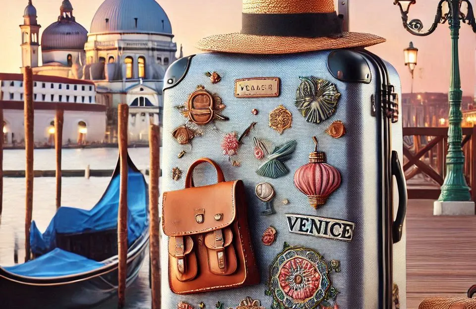 Mala de Viagem Média 23kg Polipropileno 4 Rodas 360° AeroMalas Veneza