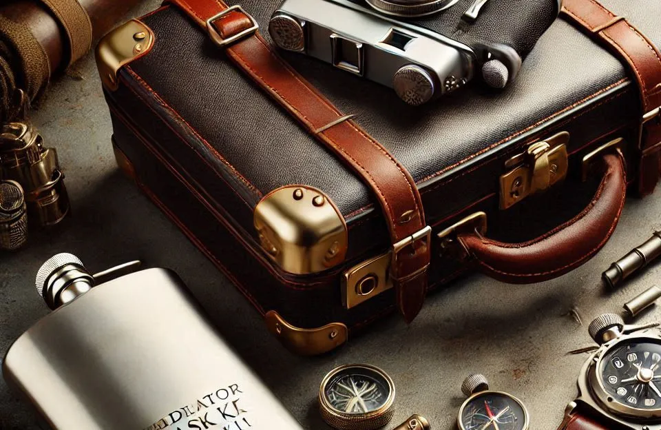 Kit Mala de Bordo e Frasqueira Rígida - Gladiador C1: Praticidade e Elegância em Viagens