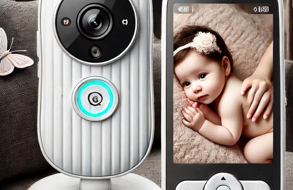 Babá Eletrônica Sem Fio com Visão Noturna LCD Digital