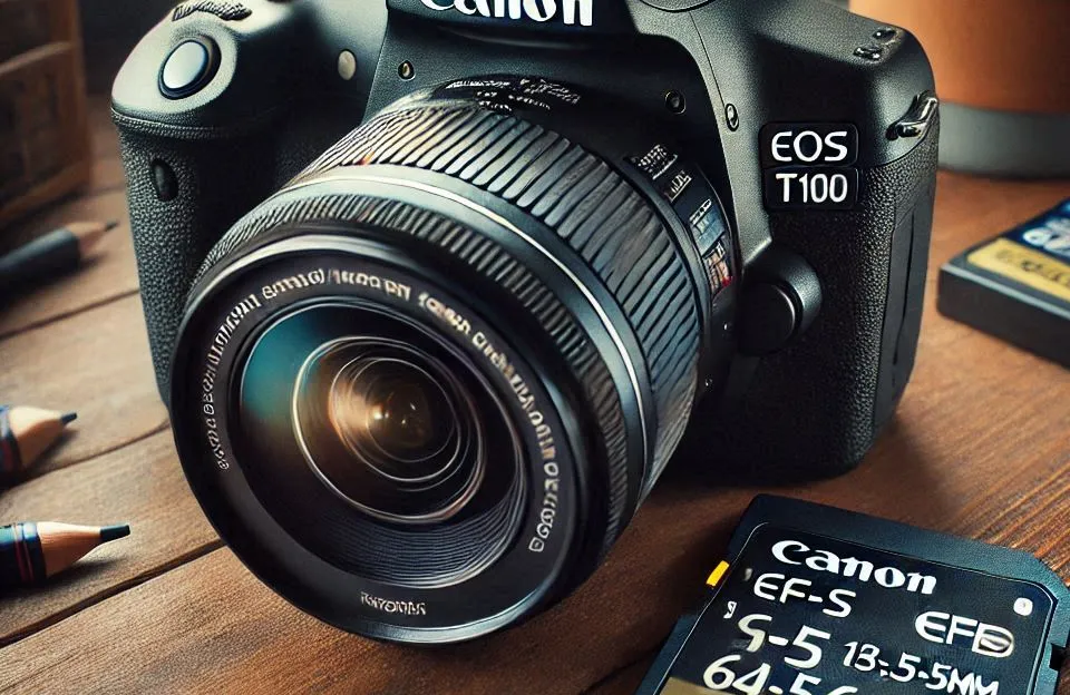Review: Câmera Digital Canon EOS Rebel T100 EF-S 18-55mm f/3.5-5.6 III com Cartão Lexar 64GB