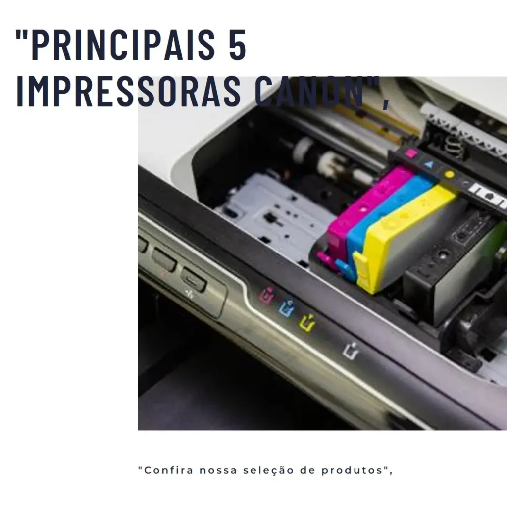 Principais 5 Canon impressora wifi