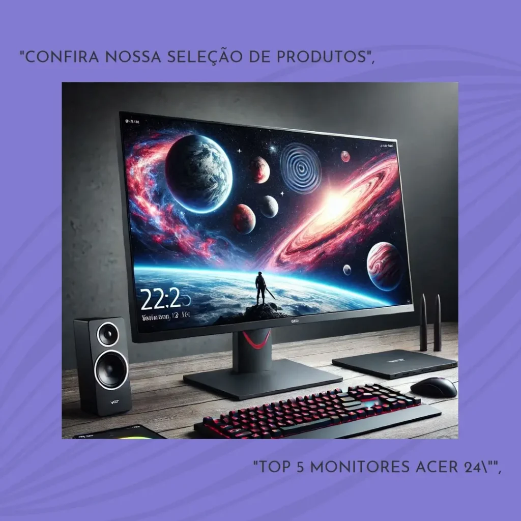 Top 5 Opções de monitor Acer 24 polegadas