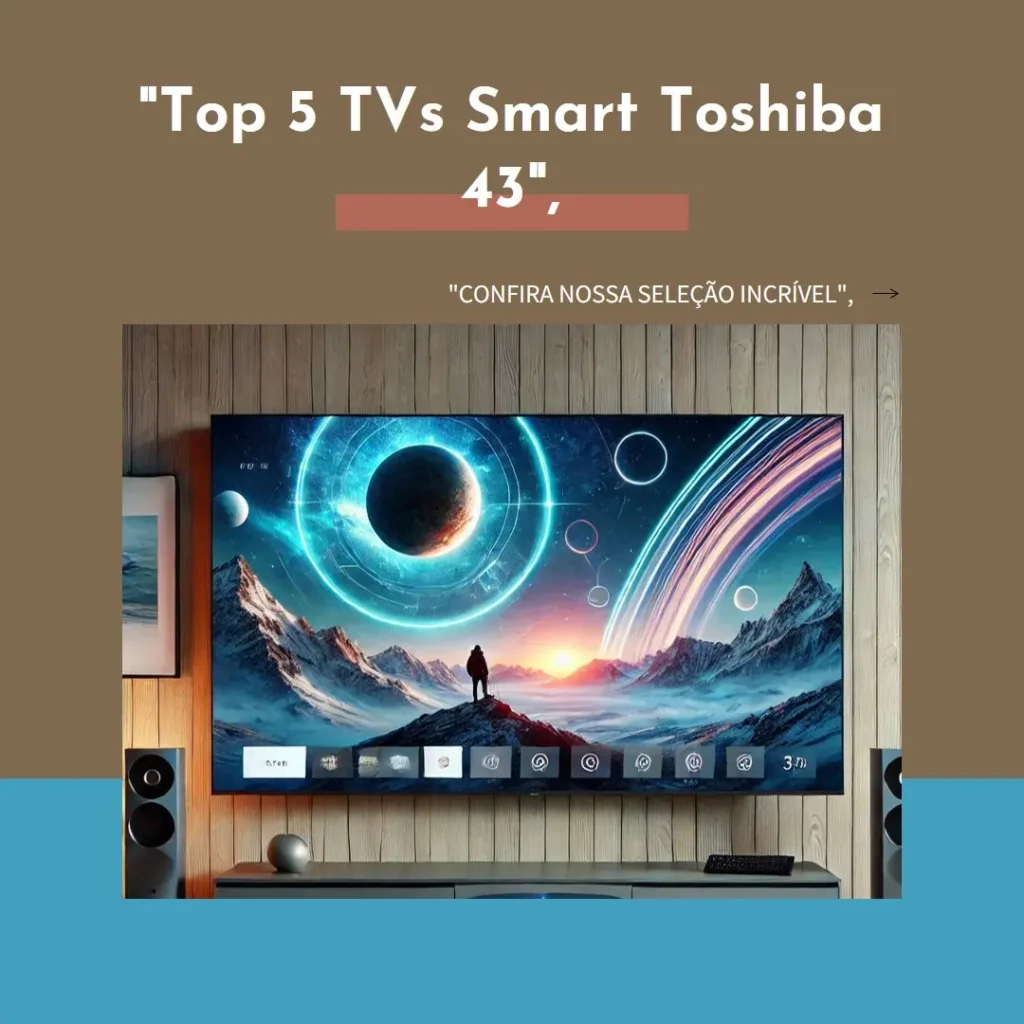 Top 5 Opções de TV smart Toshiba 43