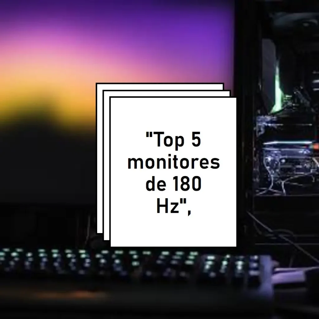 Top 5 180hz monitor