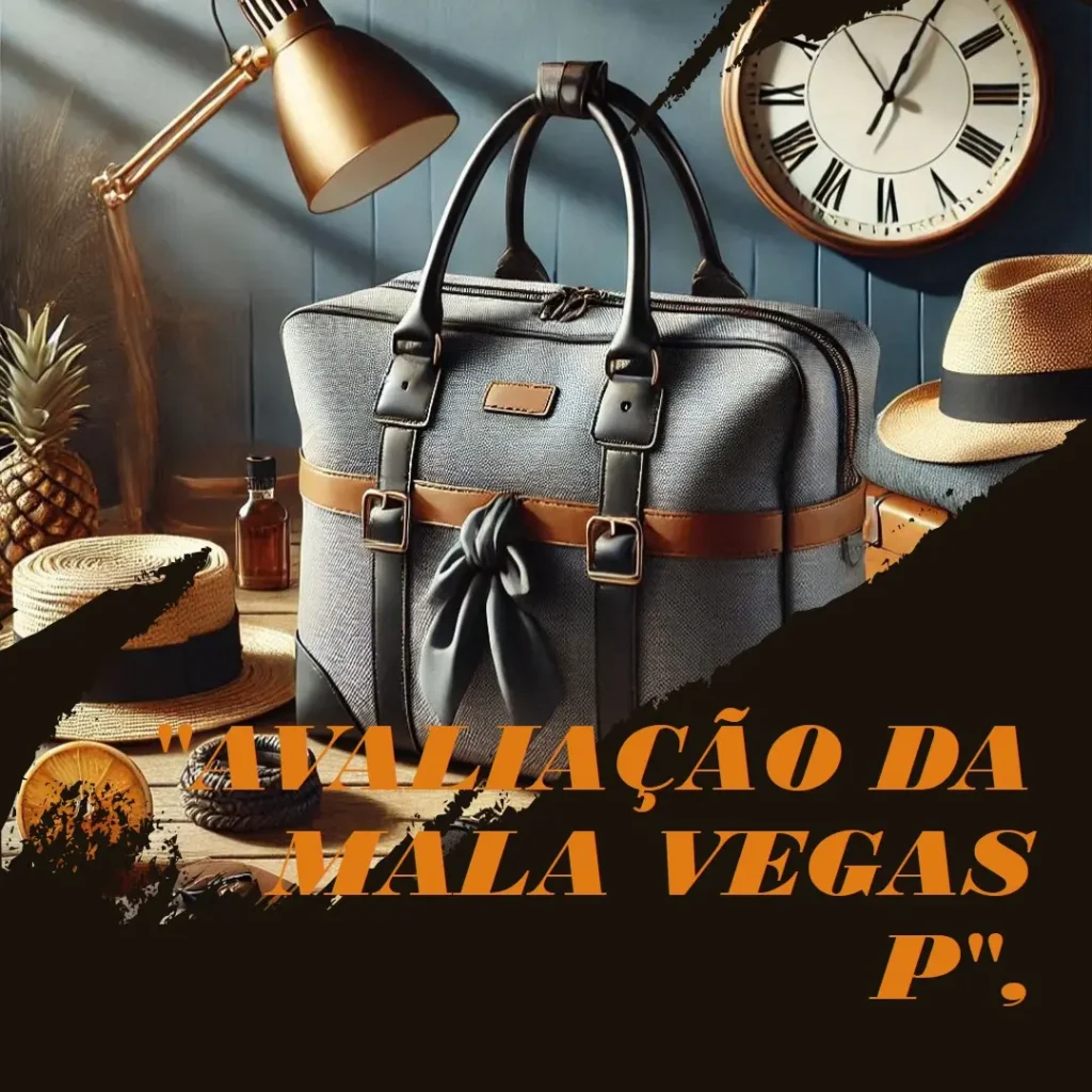 Mala Vegas P Preto: Design Elegante, Resistente e Leve