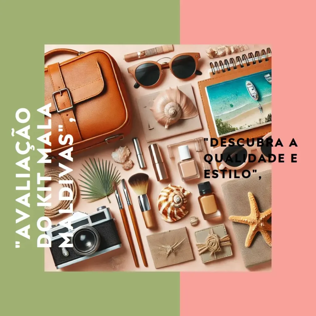 Kit Mala Bordo 10kg + Mala Média 23kg Polipropileno Maldivas Sul