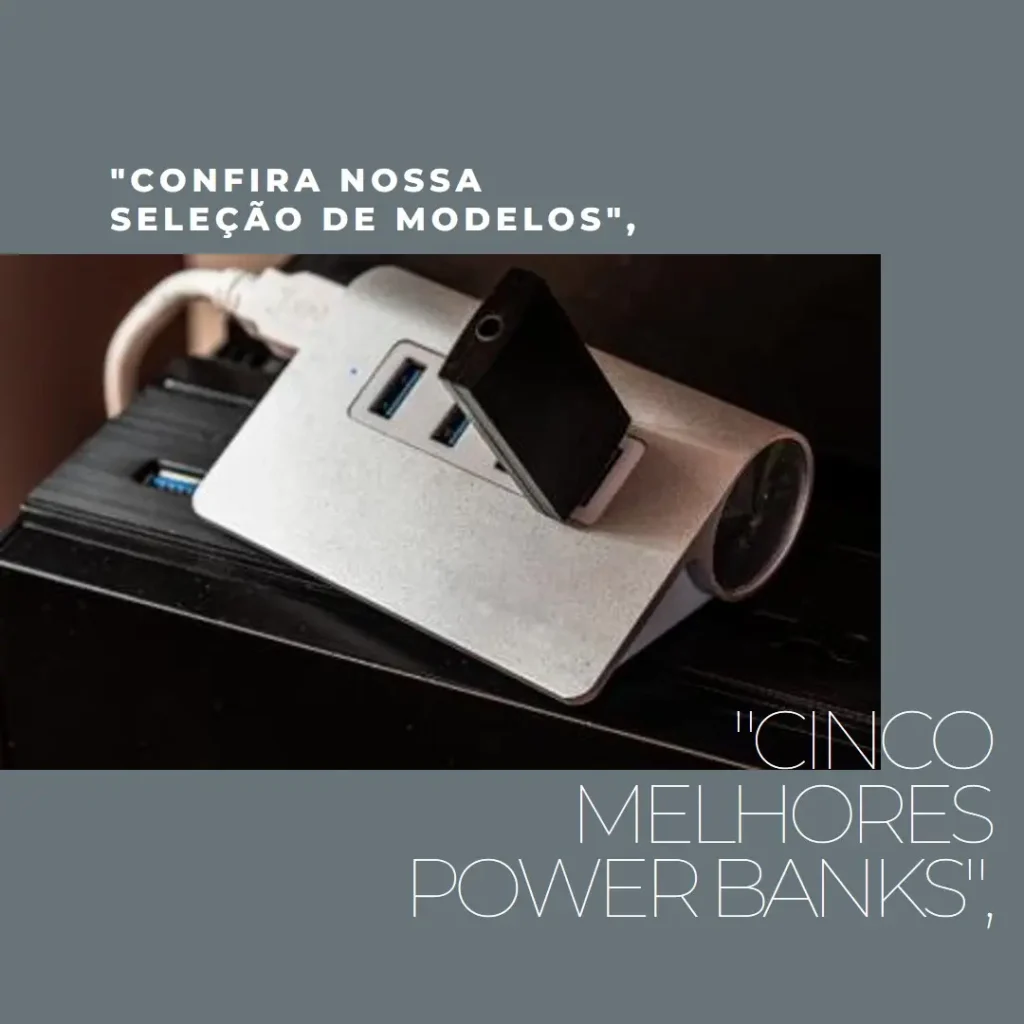Cinco Melhores Modelos de power bank i2GO