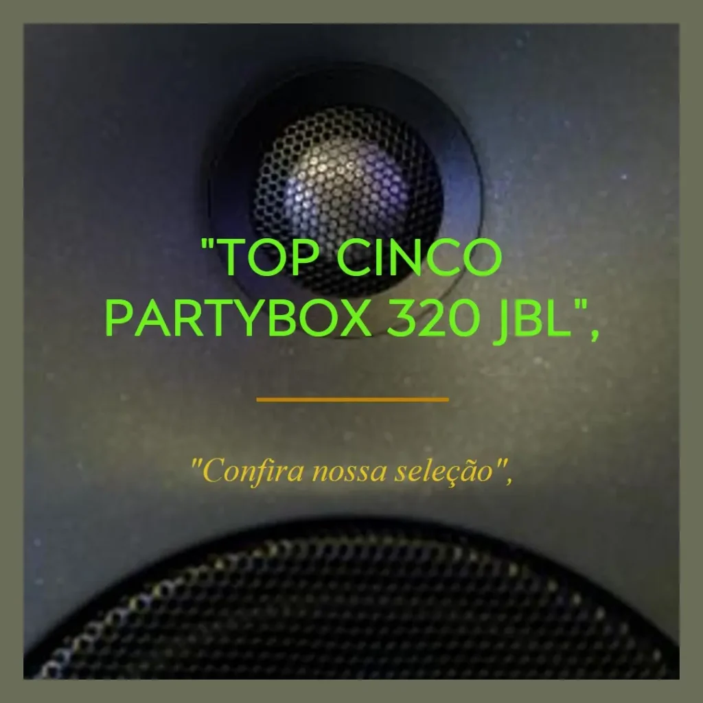 Top Cinco partybox 320 JBL