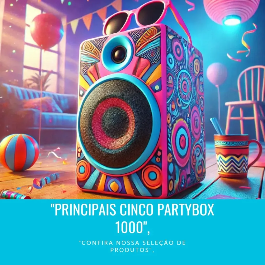 Principais Cinco partybox 1000 JBL