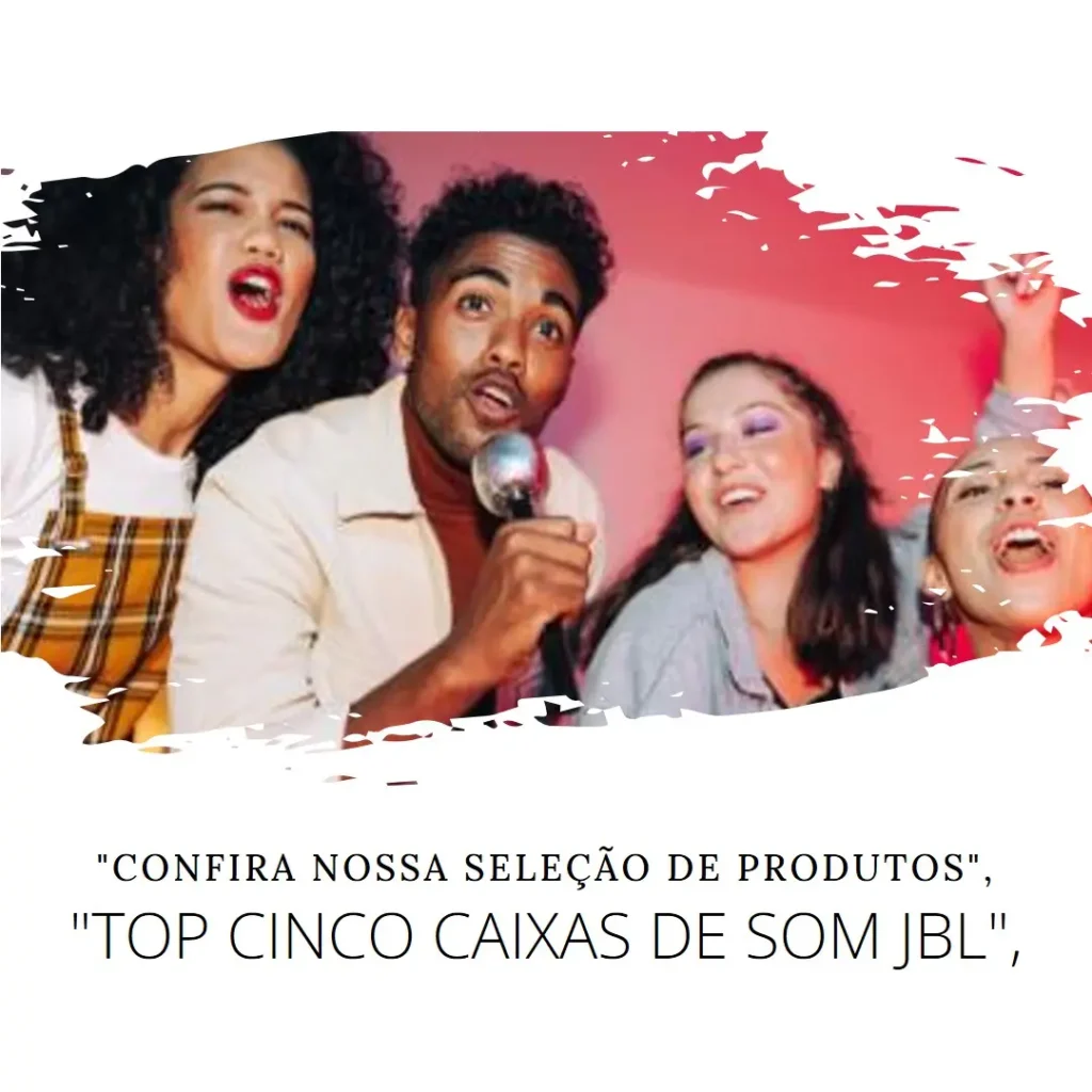 Top Cinco caixa de som JBL grande partybox 1000