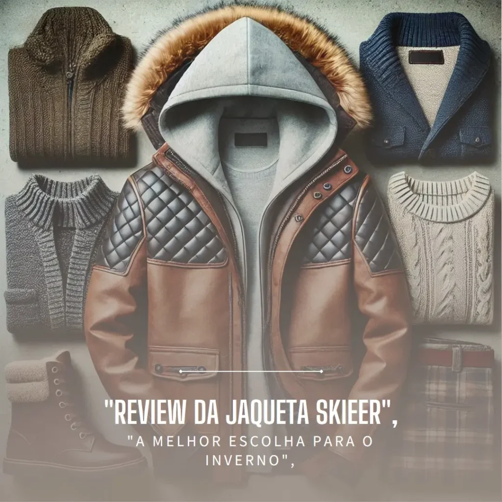 Skieer Jaqueta masculina impermeável de inverno à prova de vento