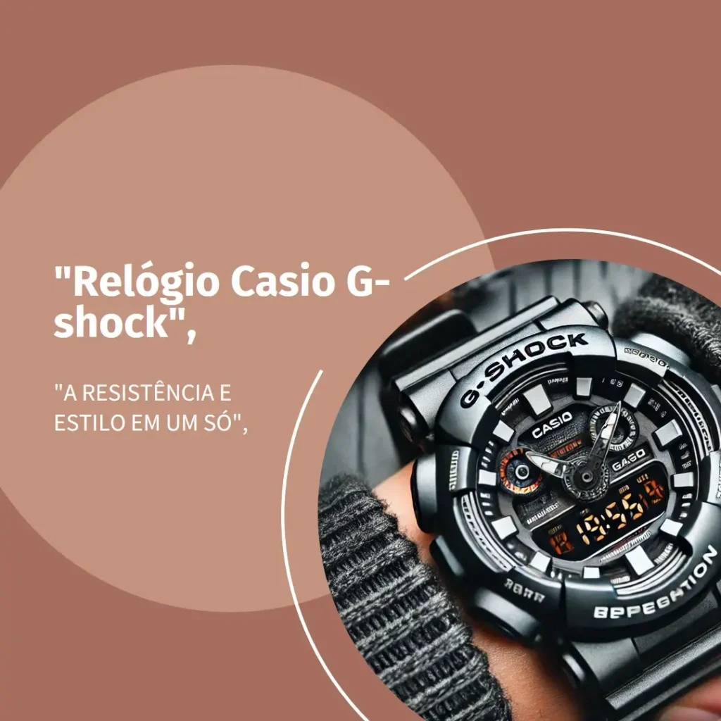Relógio Casio G-shock Masculino GA-140-1A1DR: Robustez e Estilo