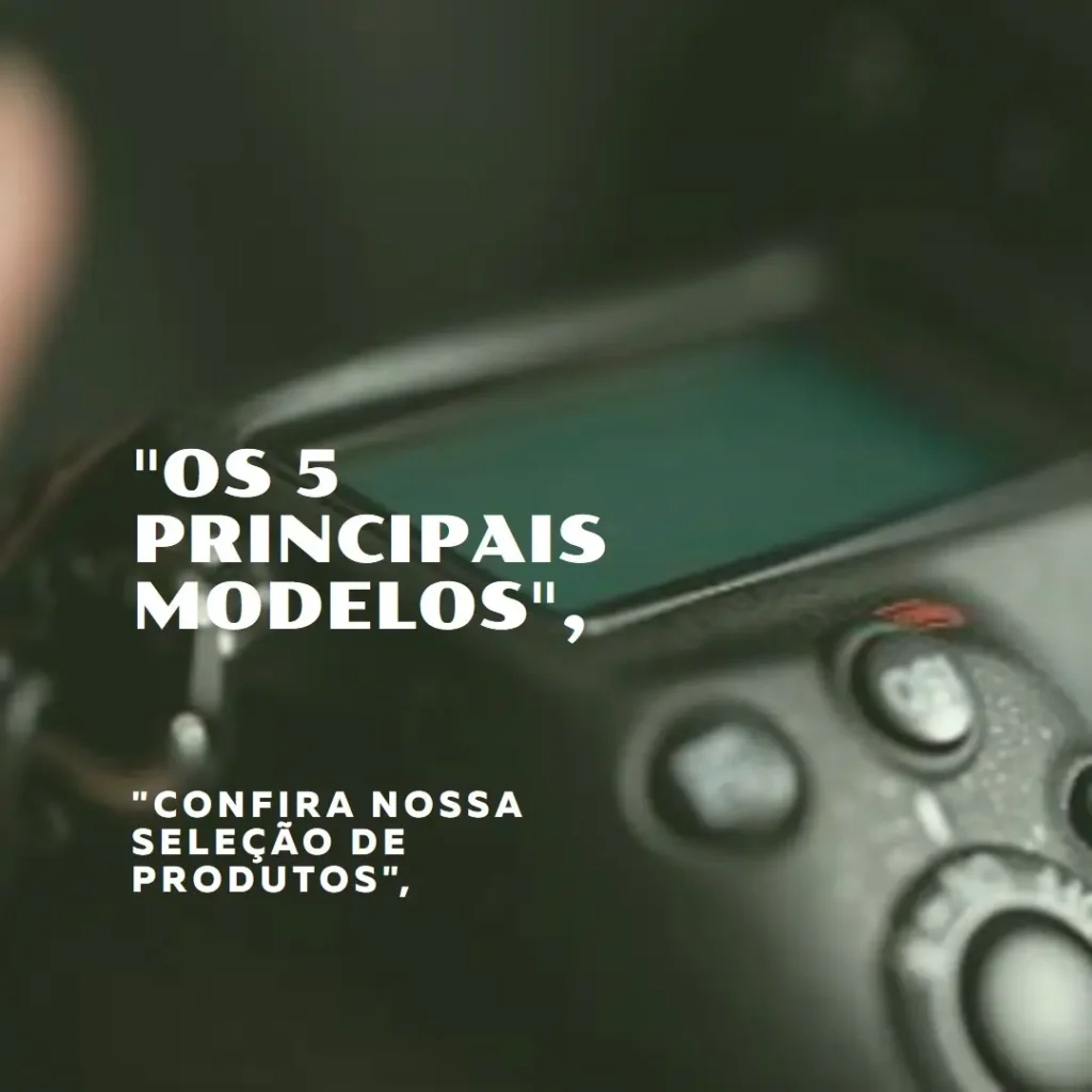 Os 5 Principais Modelos de Canon EOS rp