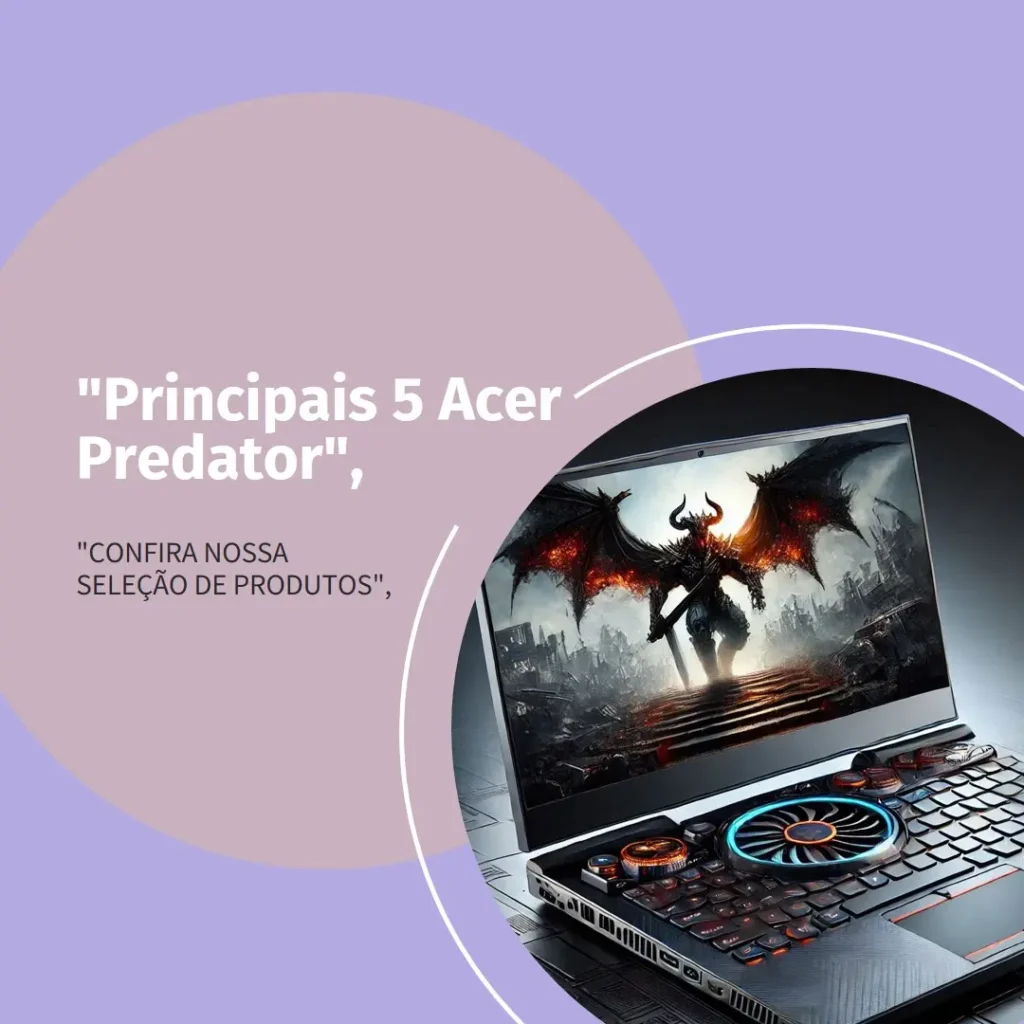 Principais 5  Acer Predator Helios neo 16 rtx 4060
