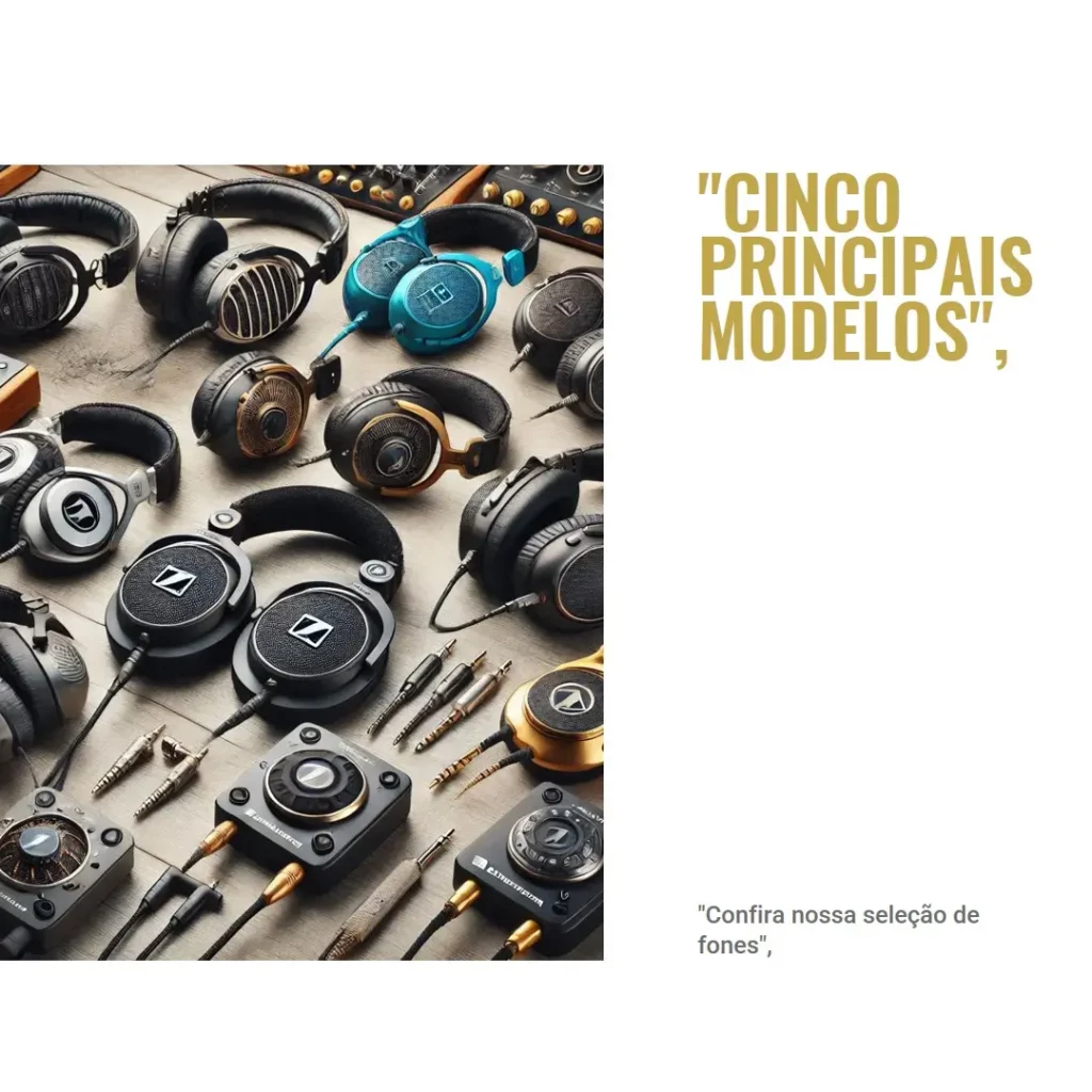 Cinco Principais Modelos de fone Sennheiser hd 25