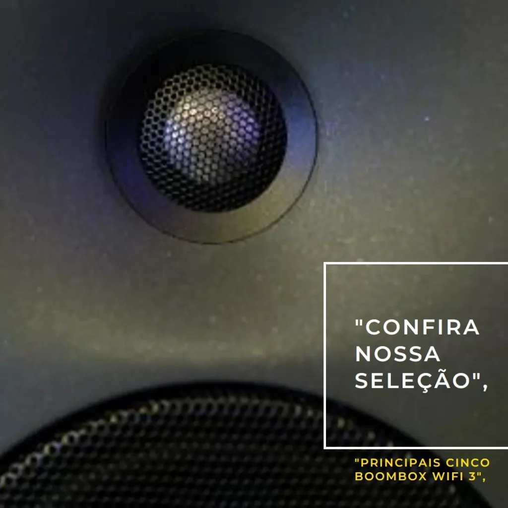 Principais Cinco Boombox wifi 3