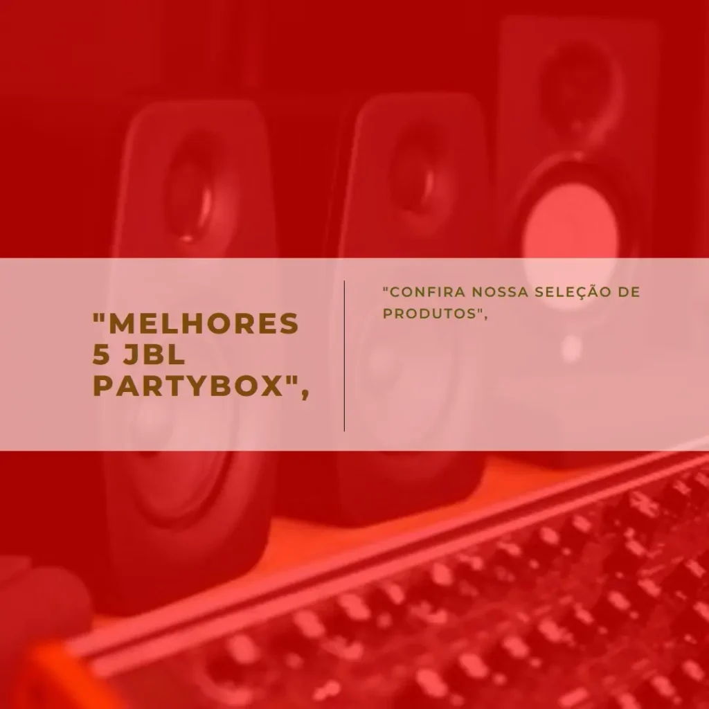 Melhores 5 JBL partybox encore essential com microfone