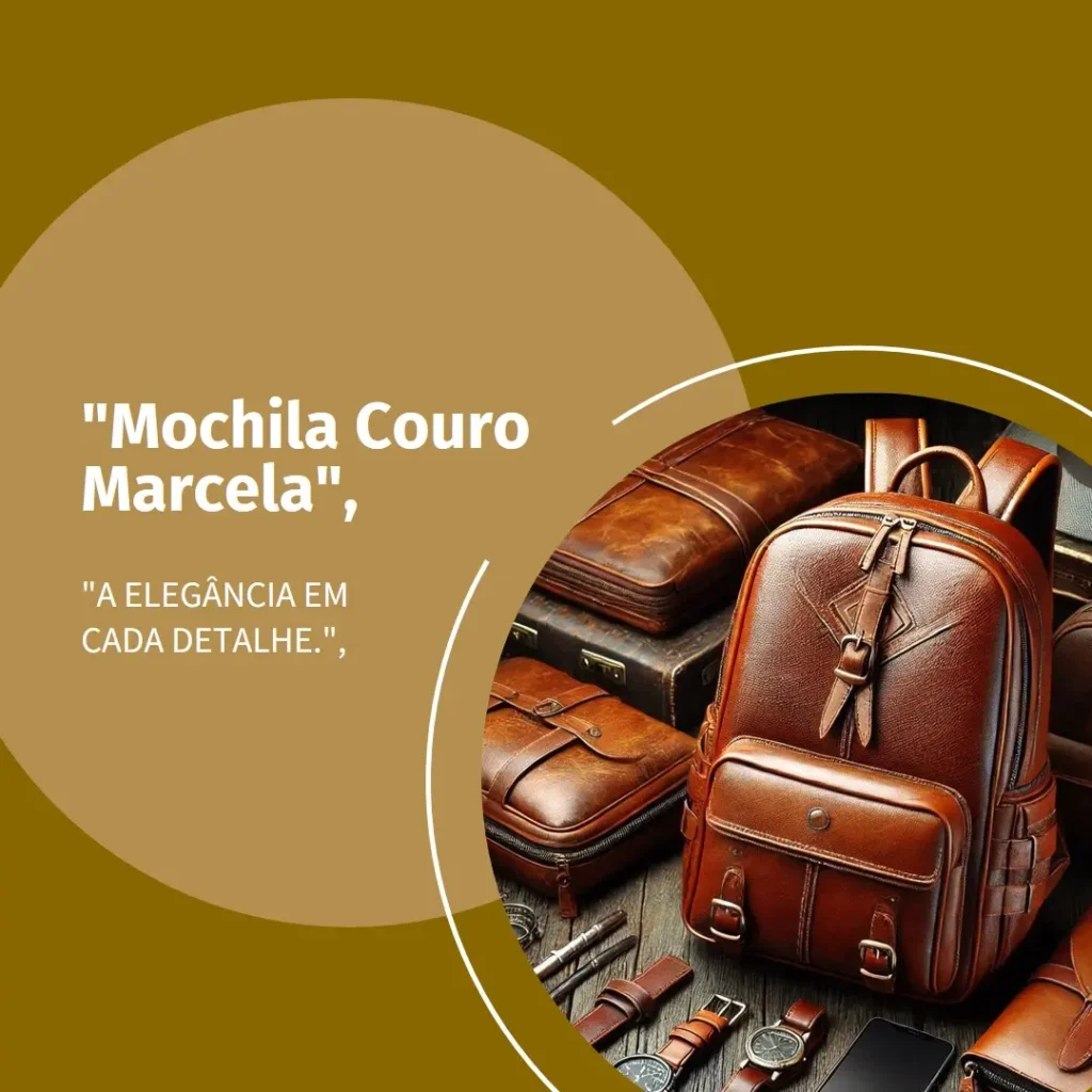 Mochila Feminina em Couro Legítimo Super Estilosa Modelo Jovem Marcela