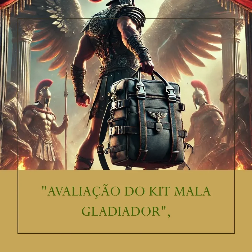 Kit Mala de Bordo e Frasqueira Rígida - Gladiador C1: Praticidade e Elegância em Viagens
