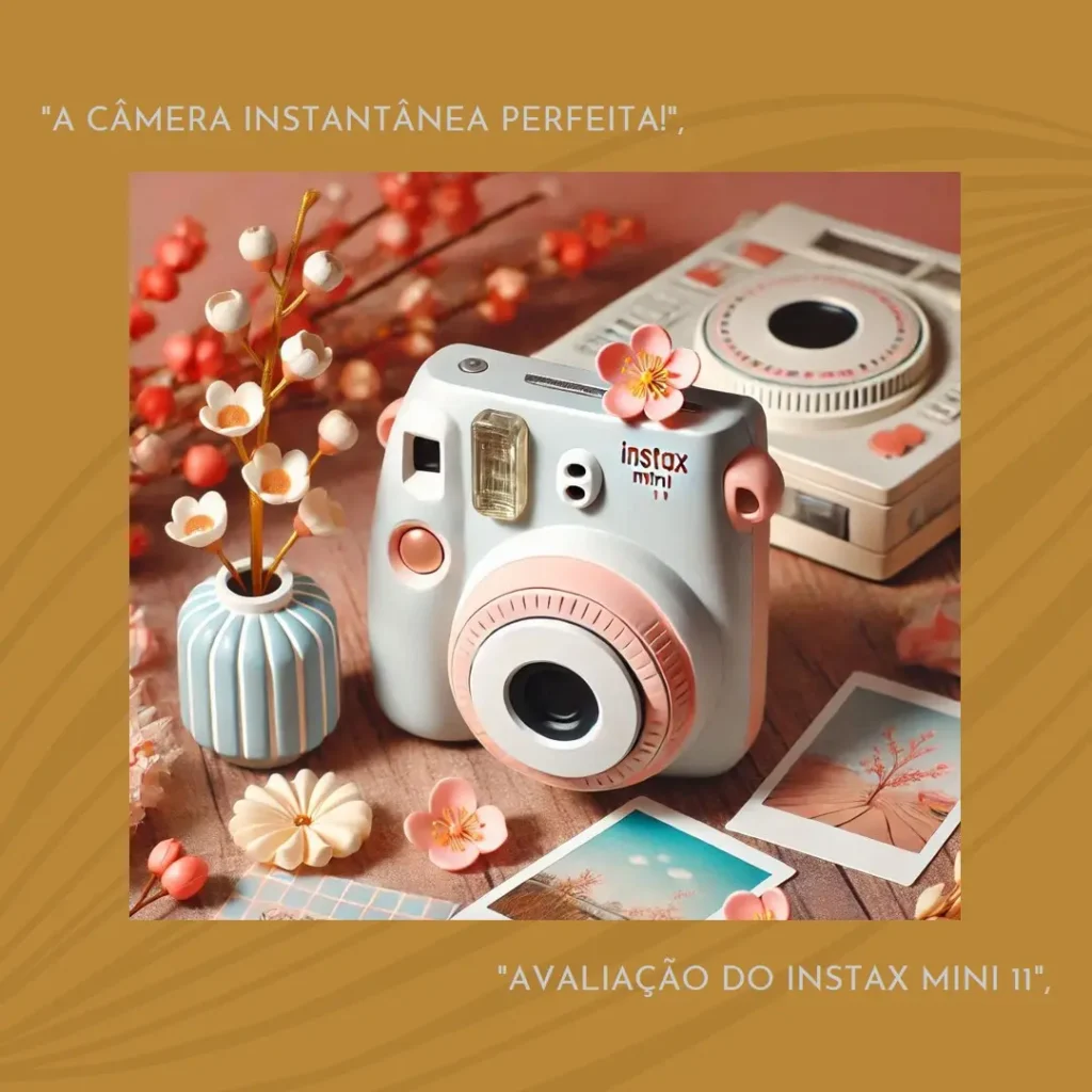 Câmera Instax Mini 11 - Experiência Instantânea e Retrô