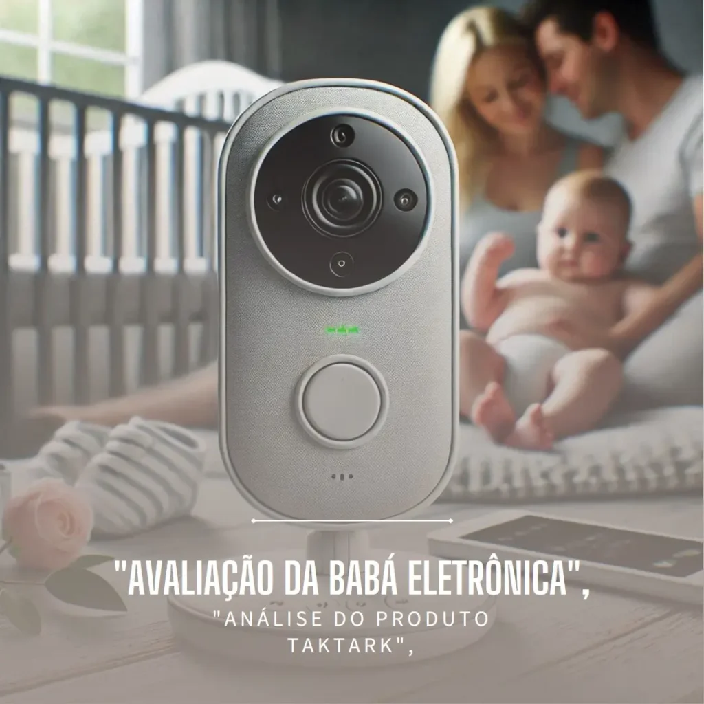 TakTark Babá Eletrônica 4.3" com Câmera e Recursos Avançados