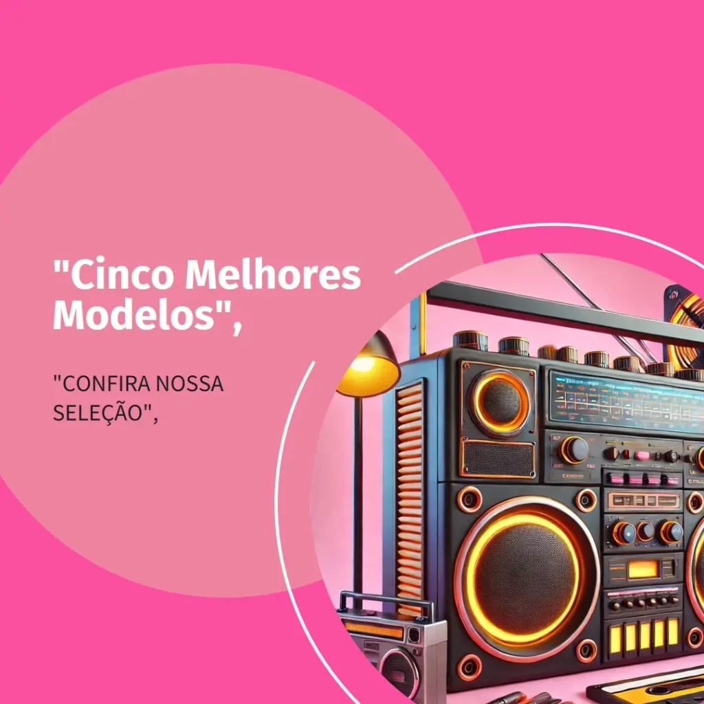 Cinco Melhores Modelos de  caixa Boombox 3
