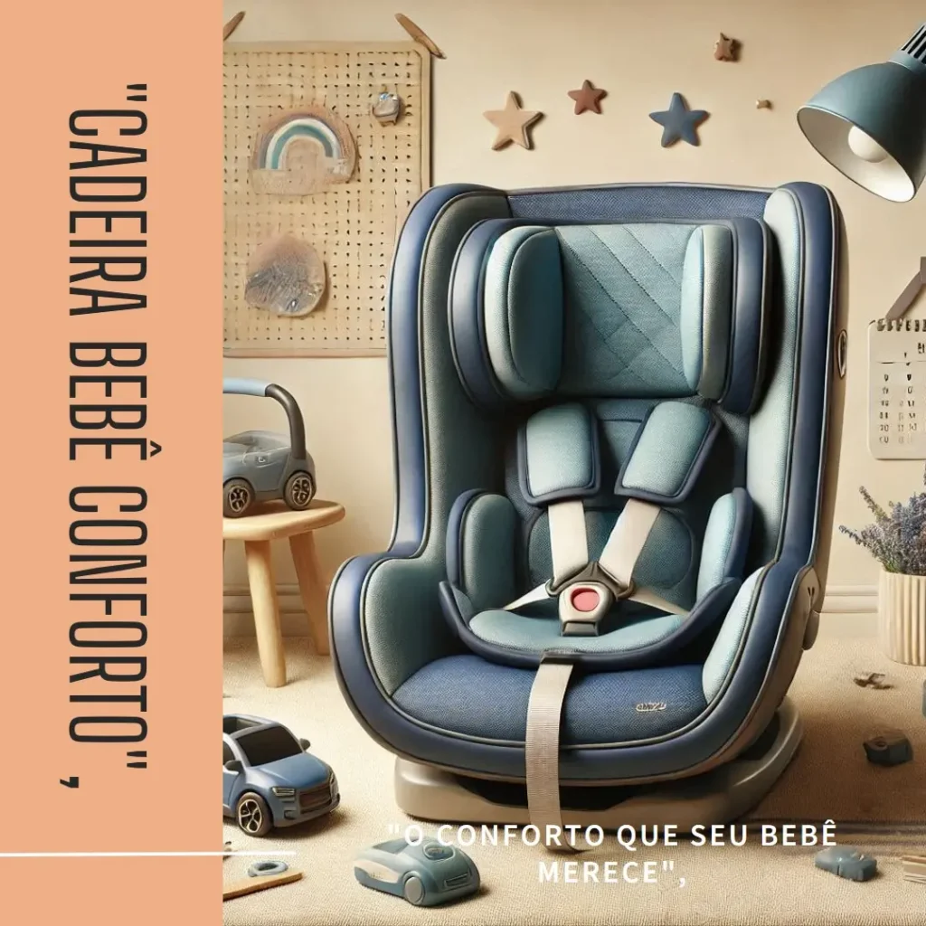 Cadeira Bebê Conforto Grid Black: Segurança e Praticidade