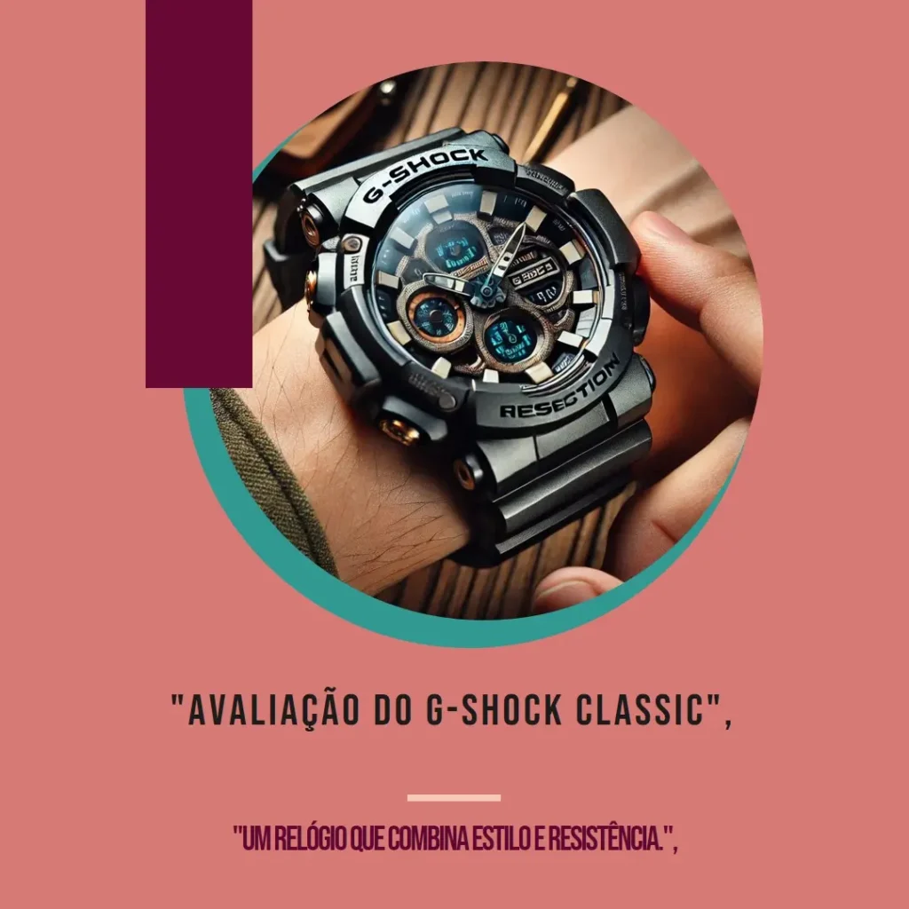 Relógio Digital Masculino G-Shock: Clássico e Resistente