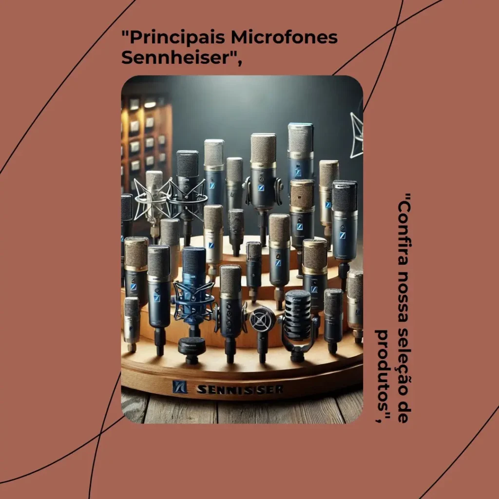 Principais Cinco microfones Sennheiser
