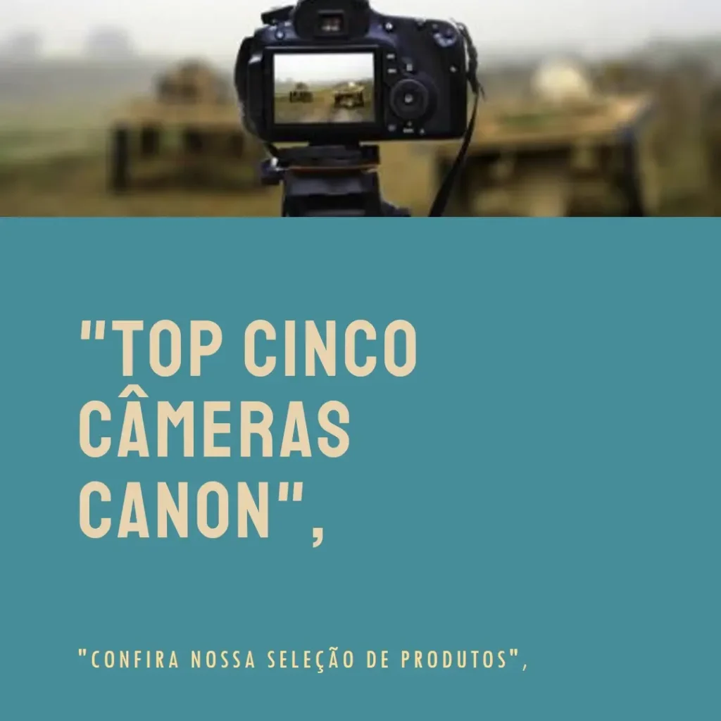 Top Cinco camera Canon Rebel t7i