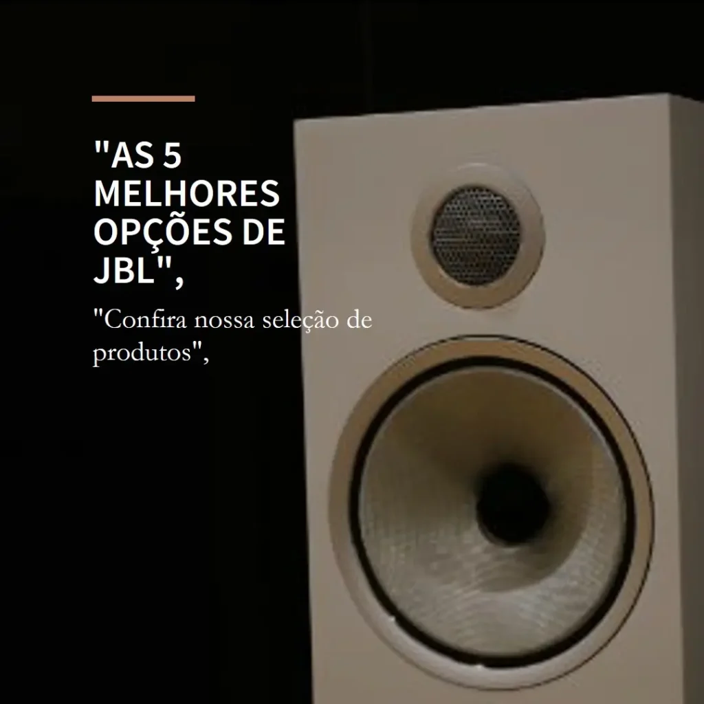As 5 Melhores Opções de JBL 100 partybox