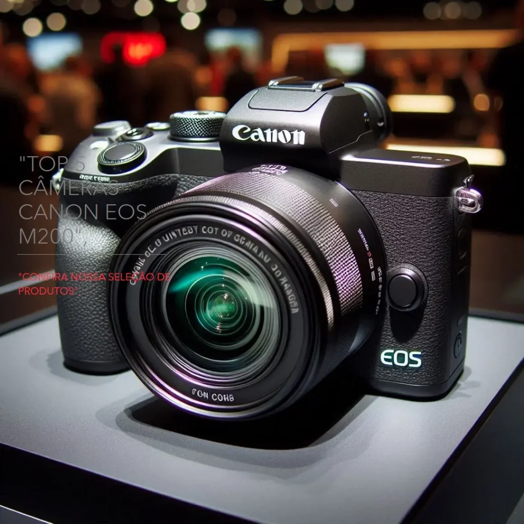 Top 5 Opções de  câmera digital Canon EOS m200