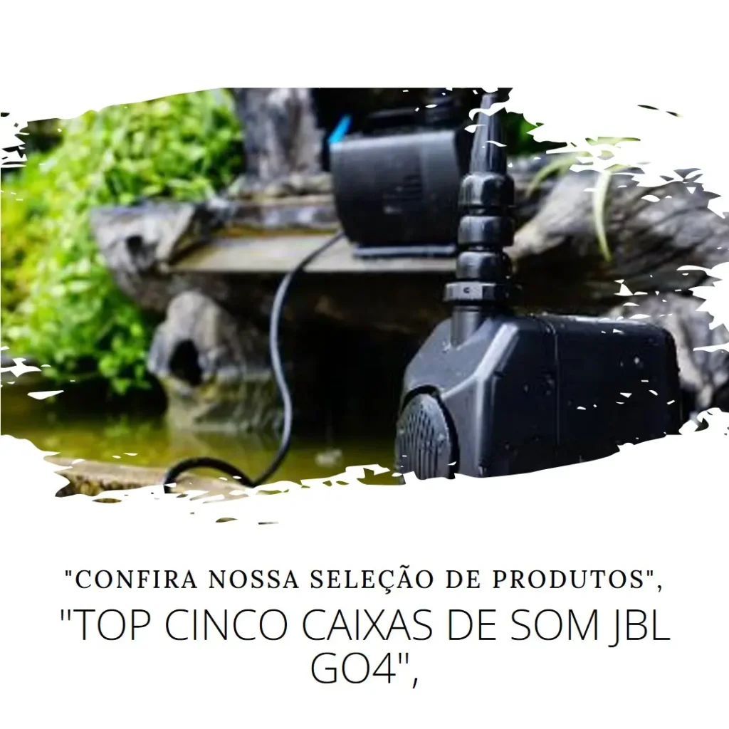 Top Cinco caixa de som portatil JBL GO4 com bluetooth