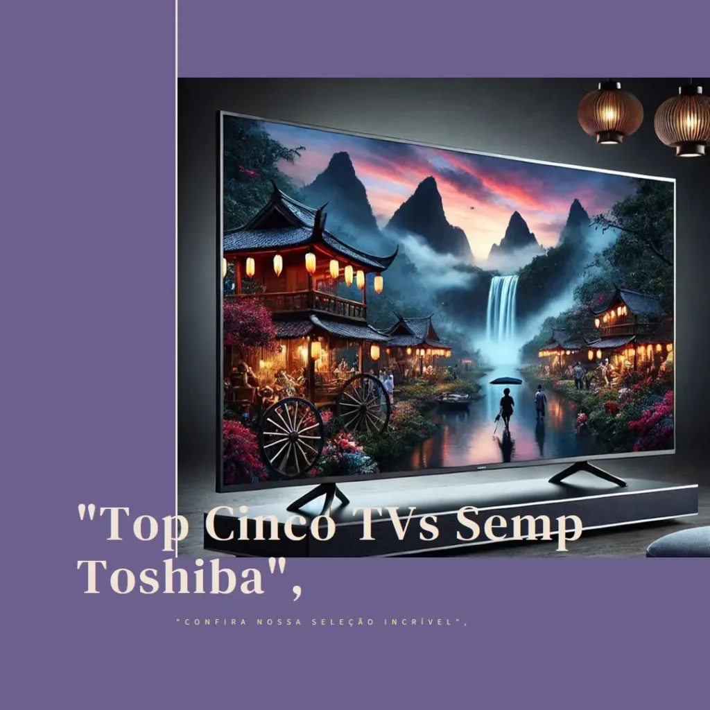 Top Cinco TV Semp Toshiba 55 polegadas