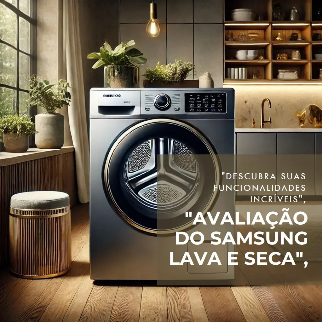Samsung Lava e Seca Smart Digital Inverter WD13T Branca 13kg