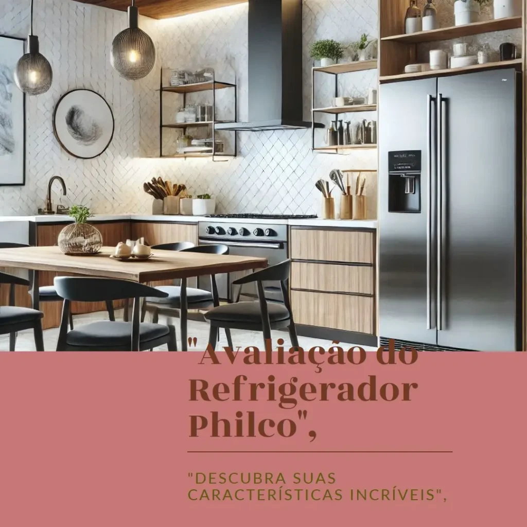 Refrigerador 486L Side By Side Philco PRF504ID: Design e Tecnologia para sua Cozinha