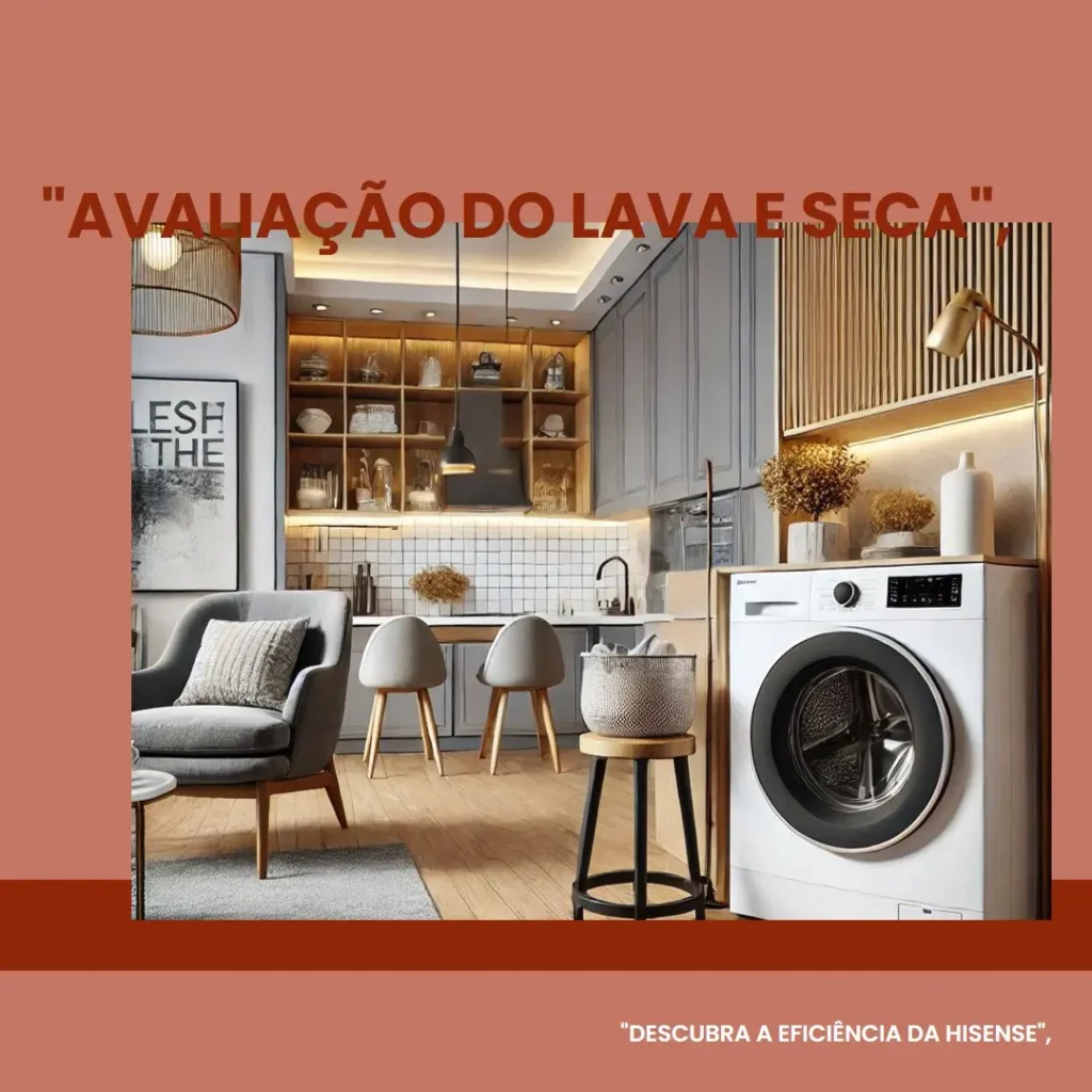 Lava e Seca Hisense 13Kg WD13X - Potência e Praticidade
